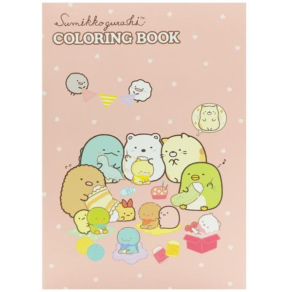 Sổ Tô Màu Sumikko Gurashi - Magic Channel Ver.3 - Màu Hồng