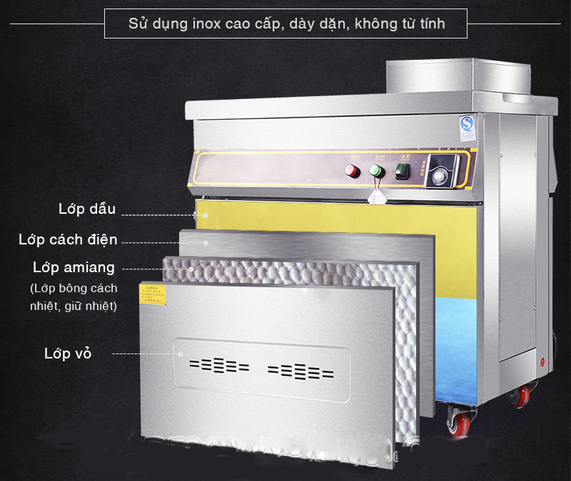 Bếp Chiên,Rán Thực Phẩm Tách Dầu Bằng Gas 35L NEWSUN Tiết Kiệm Chi Phí - Dùng Cho Nhà Hàng, Khách Sạn, Chiên Số Lượng Lớn - Hàng Chính Hãng