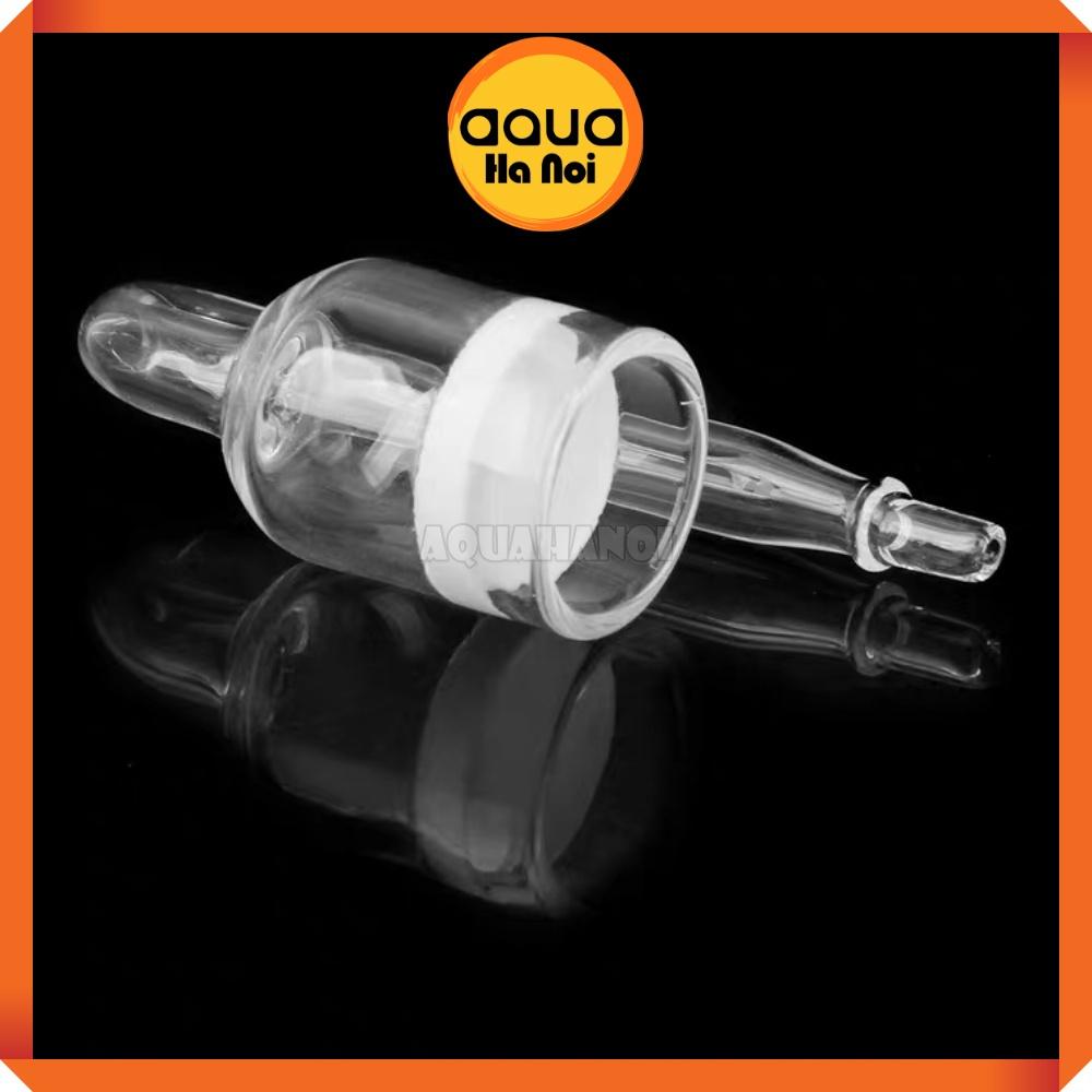 Cốc sủi co2 thủy tinh trong suốt siêu mịn cho bể thủy sinh - Phi 2cm