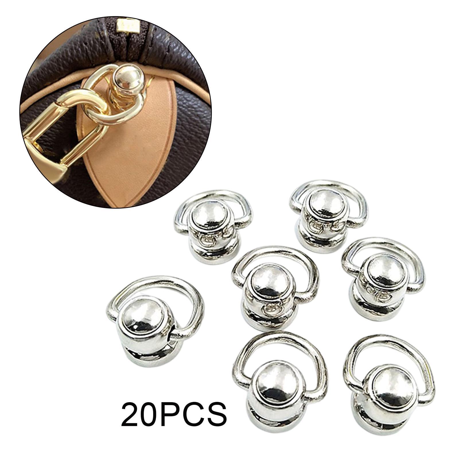 20x Alloy Bags Side Anchors Hardware Accessories Rotate Buckles for Purse Making