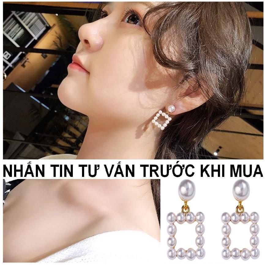 Bông tai nữ hàn quốc đính đá lấp lánh CHẤT LƯỢNG. Mua 5 giá sỉ ( NHƯ HÌNH 100 % ) (6)