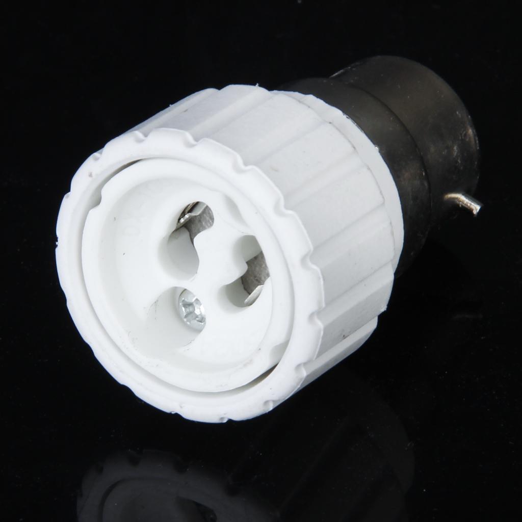 LED Halogen CFL Bulb Lamp Adapter B22-GU10 Bayonet