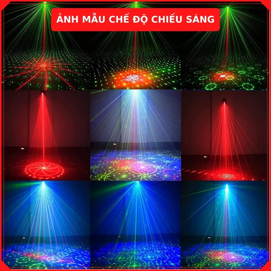 Đèn laser sân khấu, phòng bay, bar karaoke nháy theo nhạc, đèn party lights trang trí sự kiện, sinh nhật