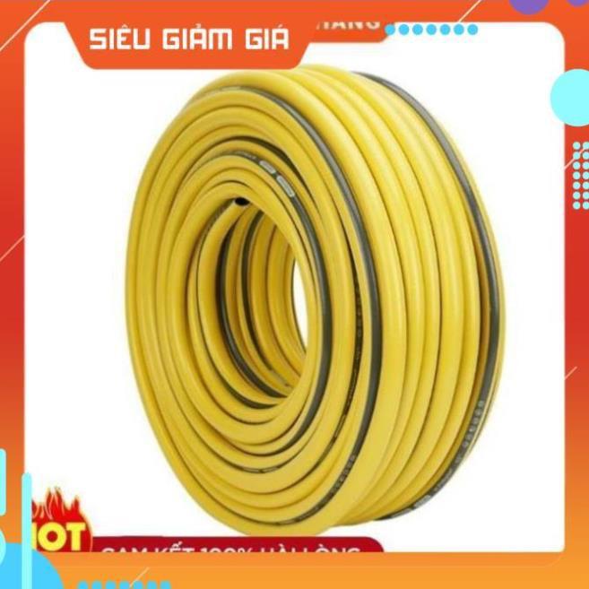 Bộ dây vòi xịt nước rửa xe, tưới cây . tăng áp 3 lần, loại 20m 206587 đầu đồng, cút đồng