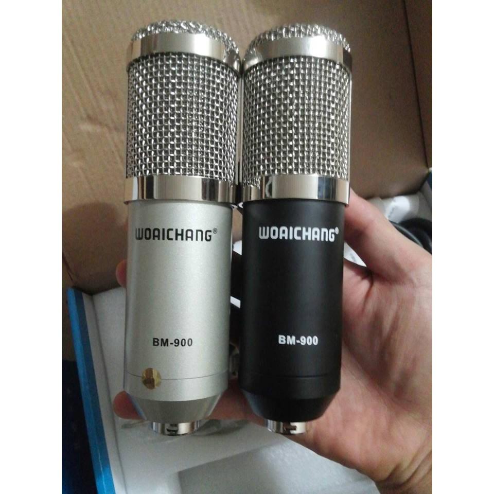 Sound card V8 bluetooth mic bm900 livestream thu âm tặng tai nghe