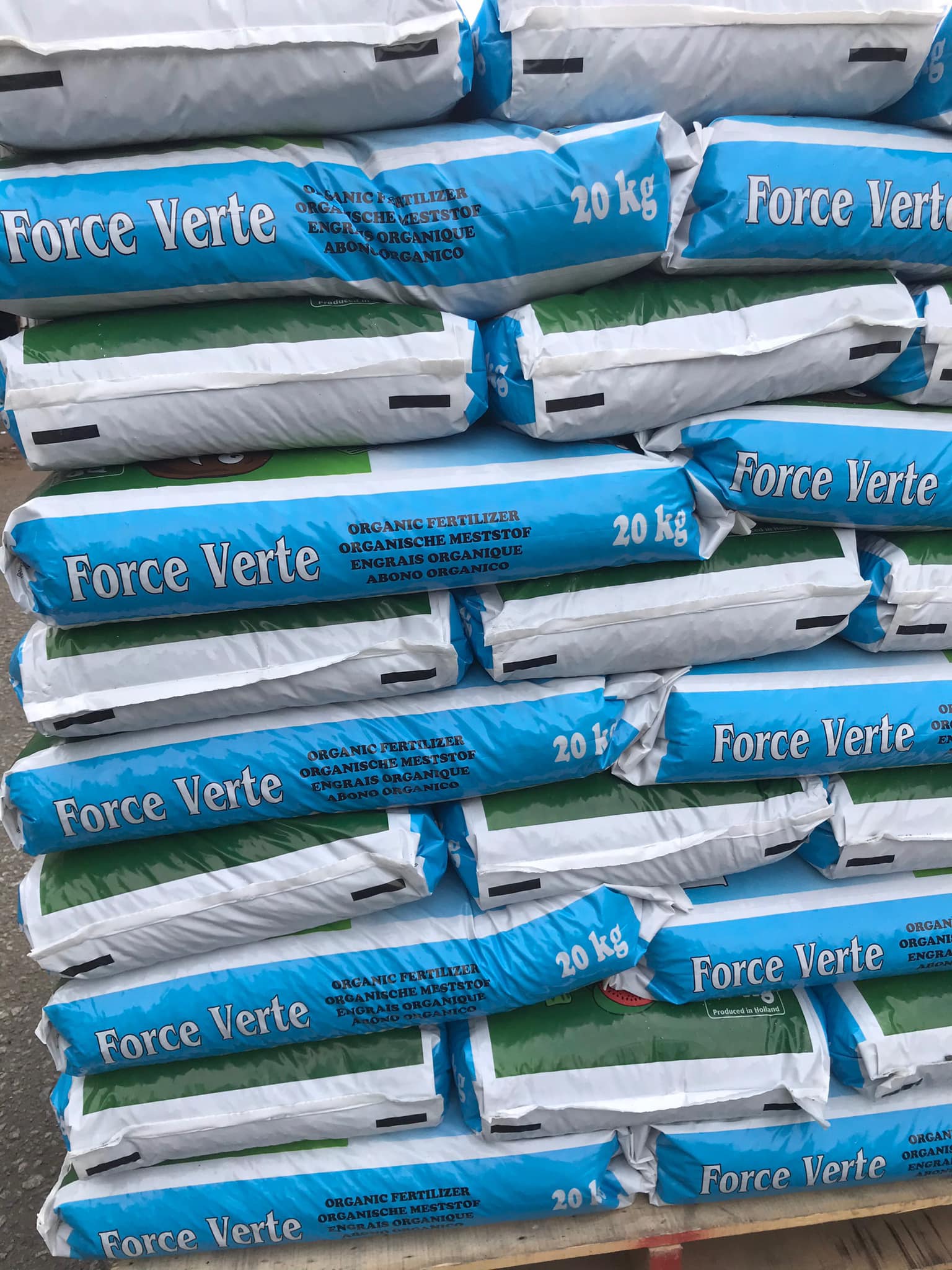 Hữu cơ Hà Lan Force Verte 3.6-2-2 70 OM bao 20kg