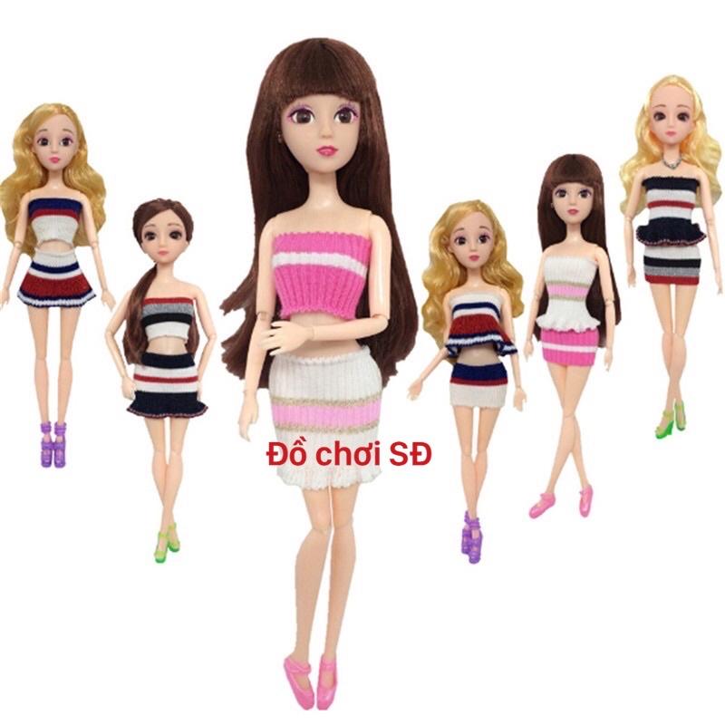 đầm len của búp bê 30 cm ( không có búp bê )