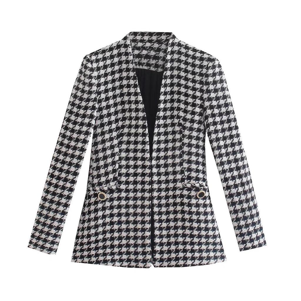 ÁO VEST DÍC DẮC GHI ĐEN BLAZER