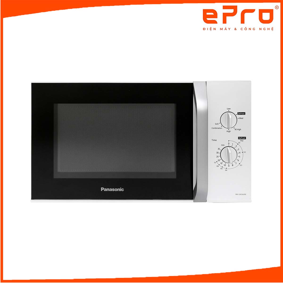 Lò vi sóng có nướng Panasonic NN-GM34JMYUE - Hàng chính hãng