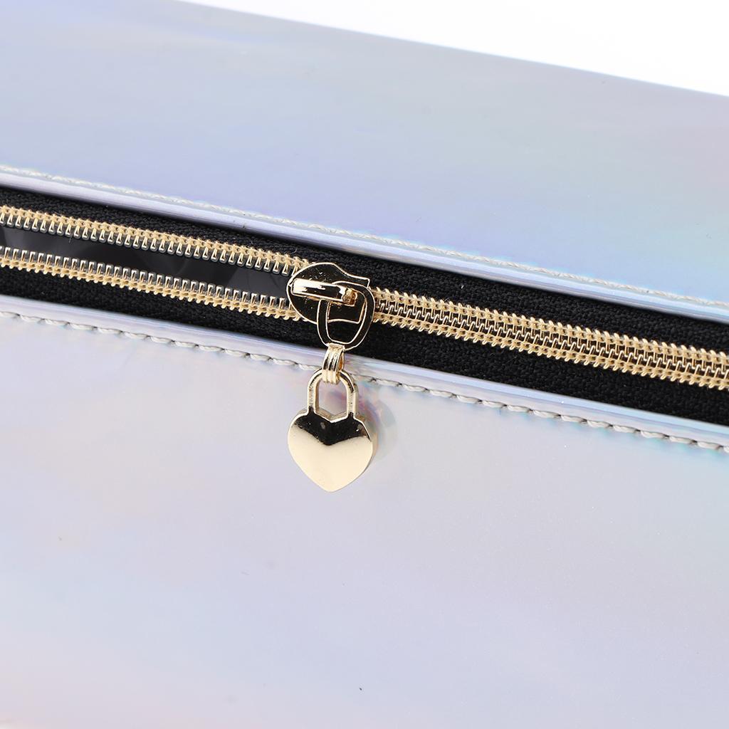 Specular Toiletry Makeup Bag Travel Case Zipper Cosmetic Organizer