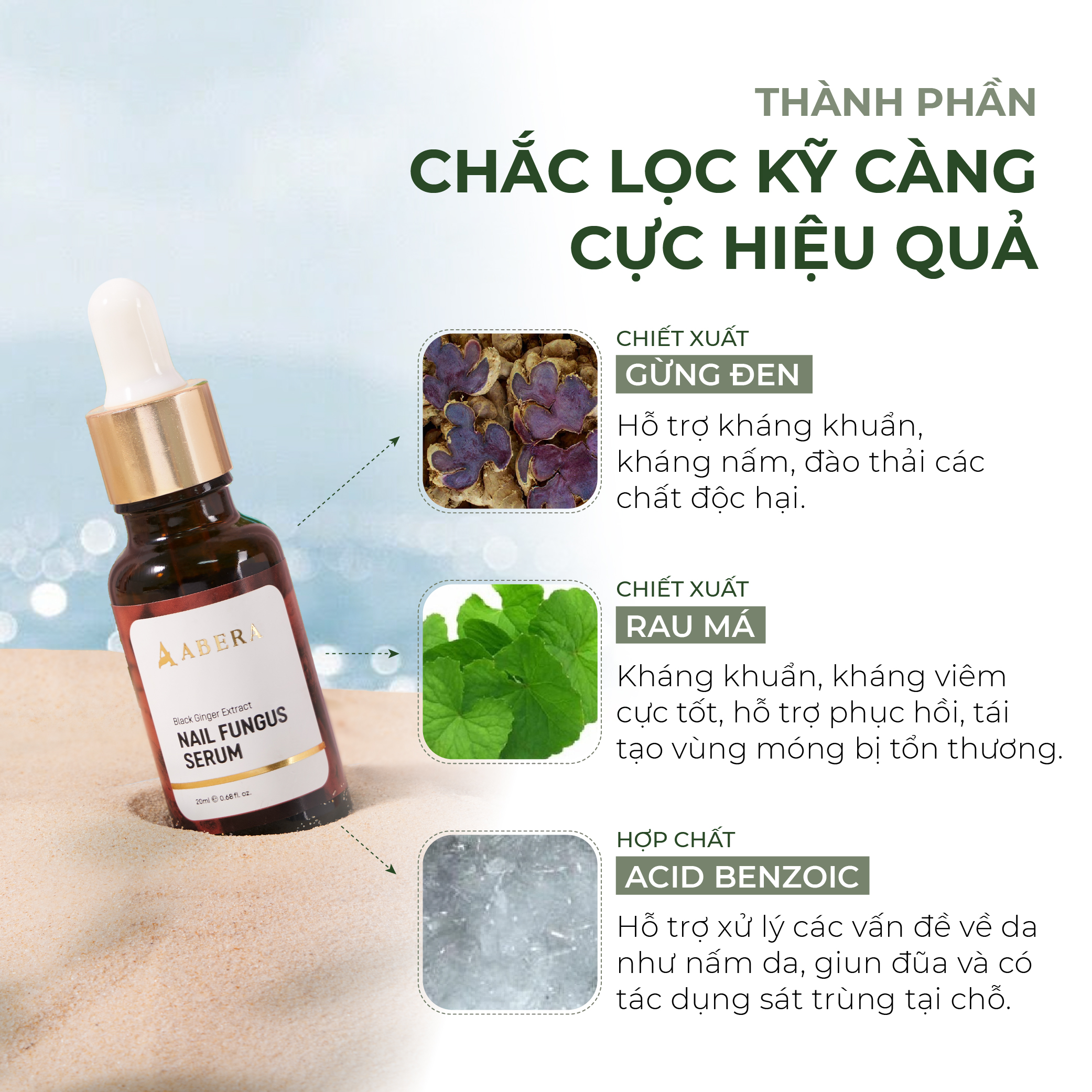 Serum Nấm Móng ABERA - Đánh Bay Nấm Móng Với Nail Fungus ABERA - Sự Lựa Chọn Thông Minh Và An Toàn