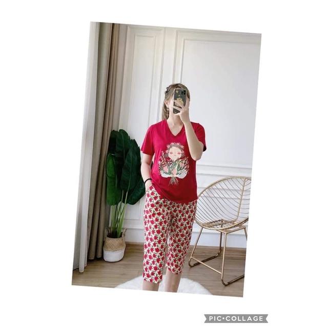 Đồ Bộ Nữ Tay Cộc Quần Cộc, Đồ Mặc Nhà Chất Thun Cotton Mát Hè Thu Đa Dạng Mẫu Mã BB01