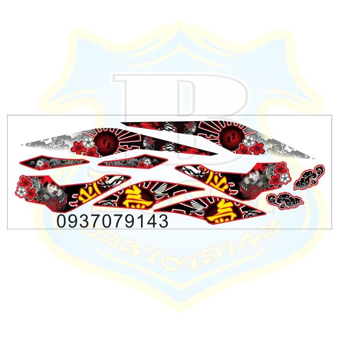 Tem rời xe sonic 150 samurai