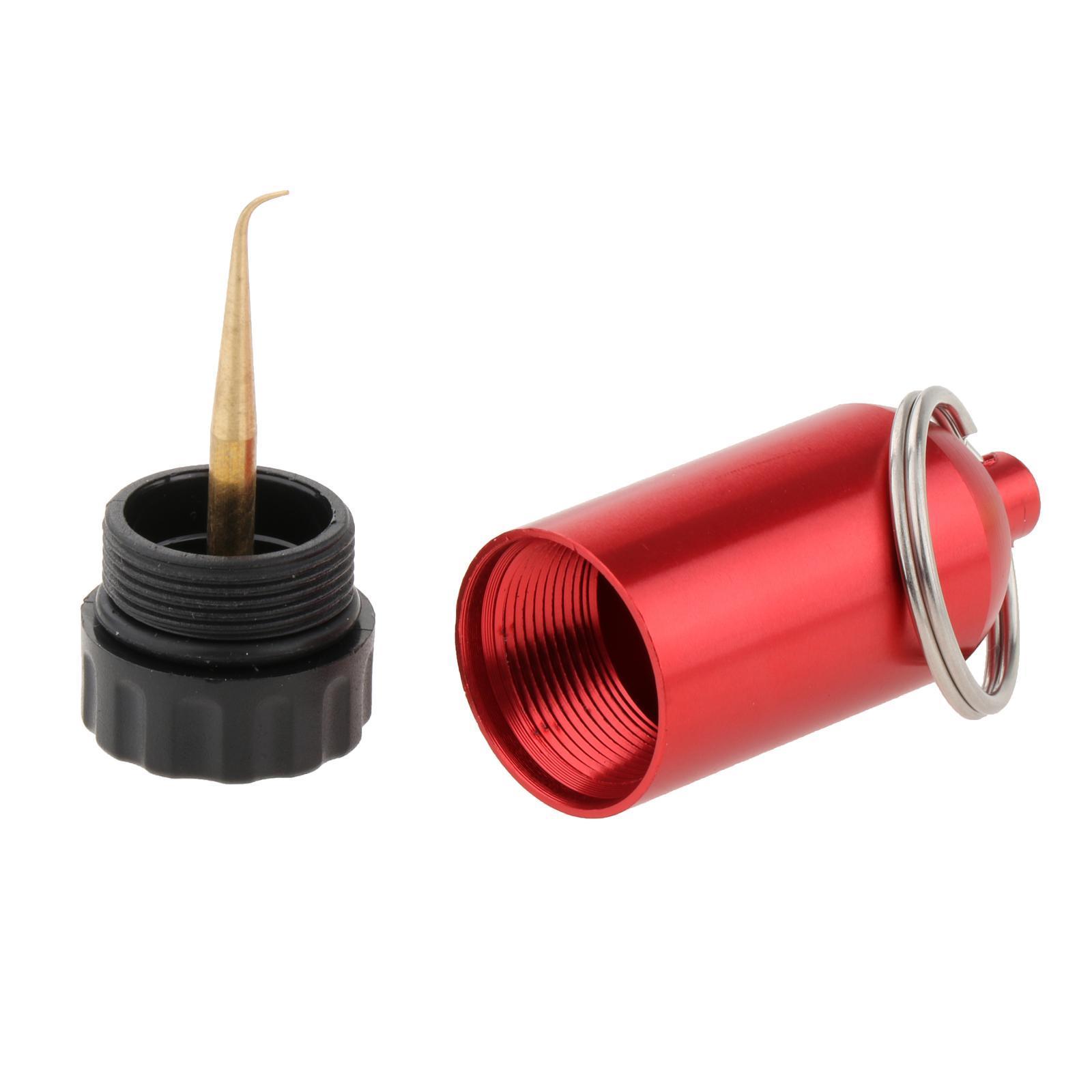 3x Mini Scuba Diving Tank, Cylinder Storage Bottle with  Key Chain Dive Aluminum Alloy Repair