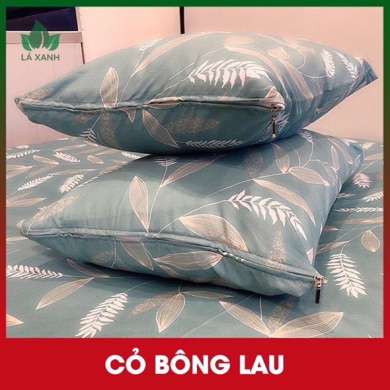 Vỏ gối nằm 45x65 cm đồng bộ mẫu ga chất cotton poly