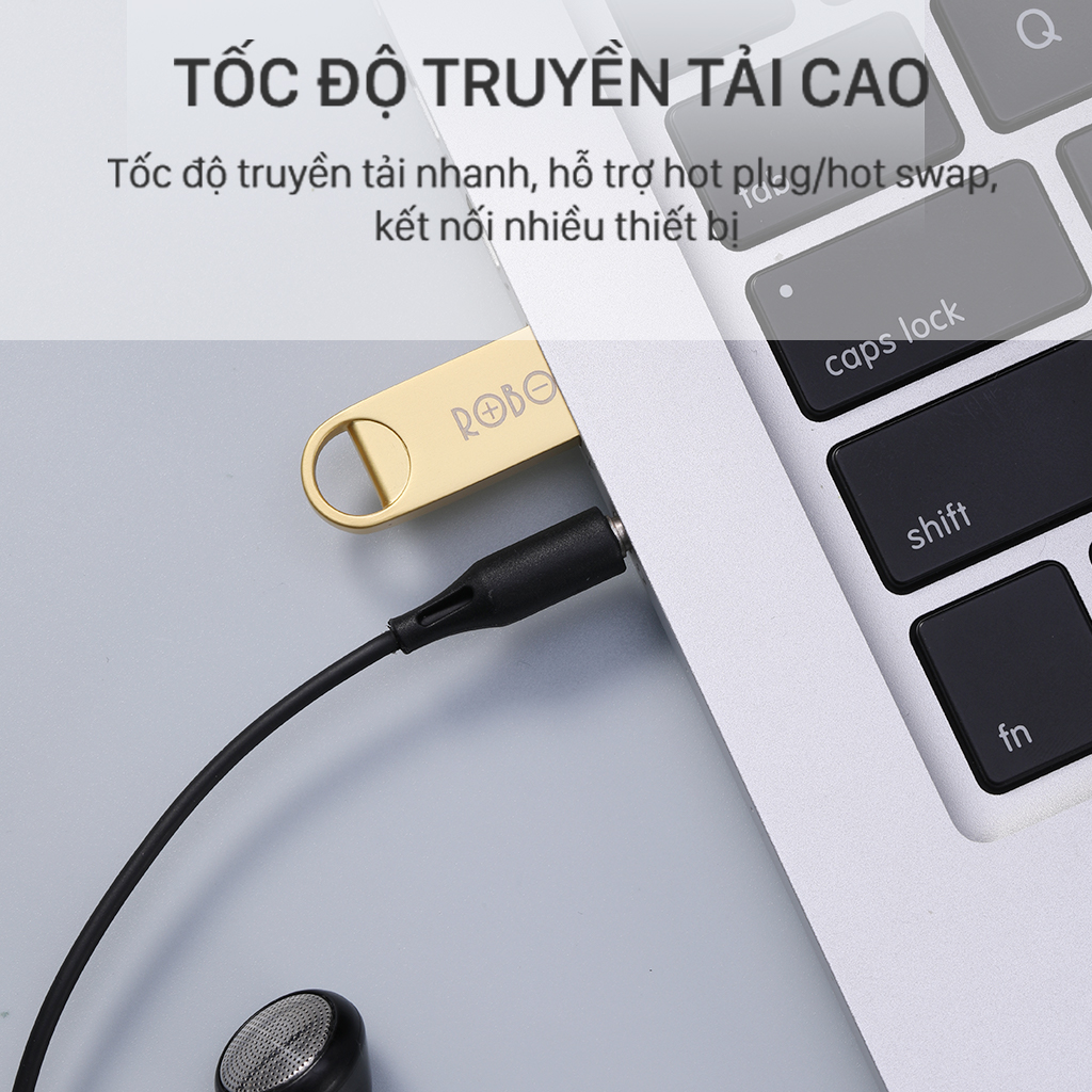 USB Thiết Bị Lưu Trữ  Vỏ Kim Loại Sang Trọng- ROBOT 16GB/32GB - Hàng Chính Hãng