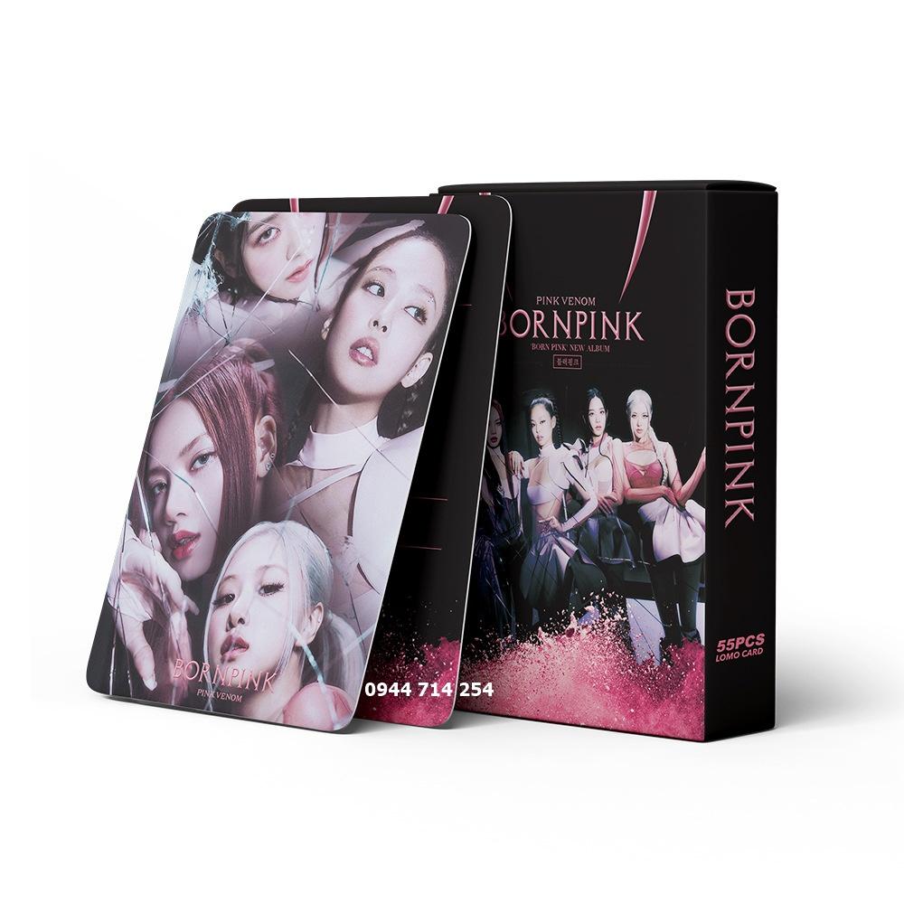 Trọn bộ 55 Lomo Card Blackpink Pink Venom Bornpink 2022