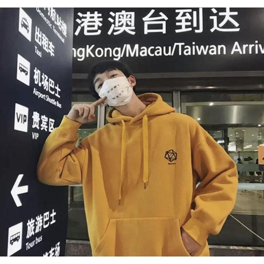 ÁO KHOÁC HOODIE NAM NỮ MÀU VÀNG VẢI NỈ DÀY HÌNH TOÁN HỌC REASONS