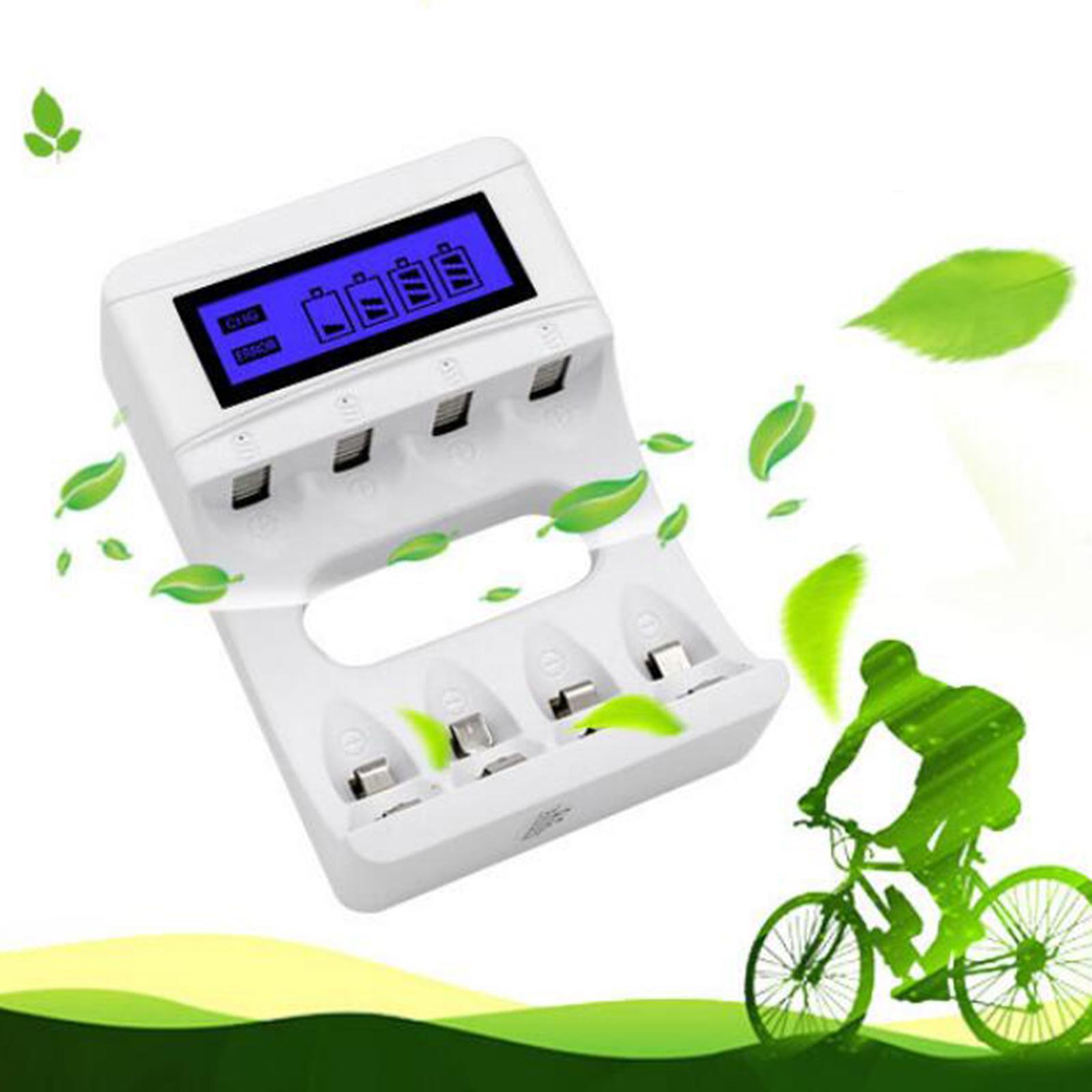 Battery Charger LCD Display for   Rechargeable Batteries Flashlight