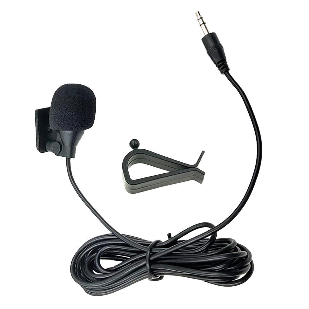 2pcs 3.5mm Mono Plug Clip on Lavalier Lapel Mic Microphone for Loudspeaker