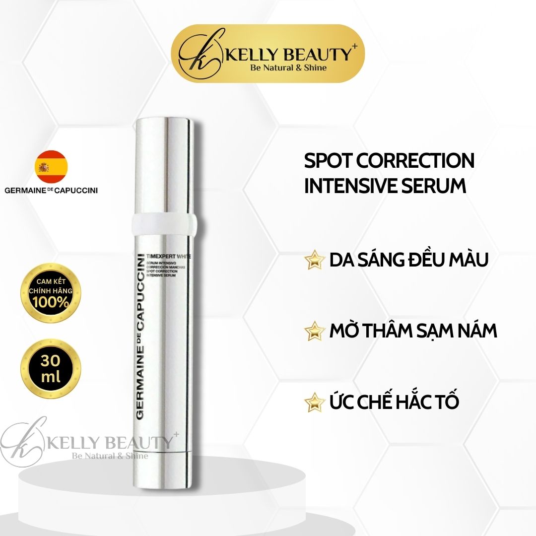 Tinh Chất Mờ Nám Sạm Germaine TIMEXPERT WHITE Spot Correction Intensive Serum - Phân Giải Hắc Tố, Sáng Da | Kelly Beauty