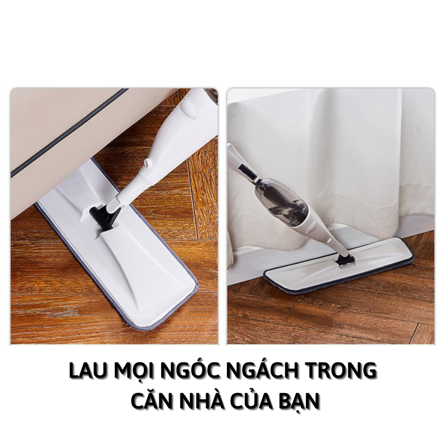 Cây Lau Nhà Phun Sương Thông Minh | Cây Lau Nhà Đa Năng Có Bình Xịt Nước Tiện Dụng