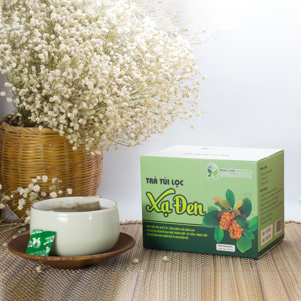 Trà Túi Lọc Xạ Đen 60g Dược Liệu Hồng Lan
