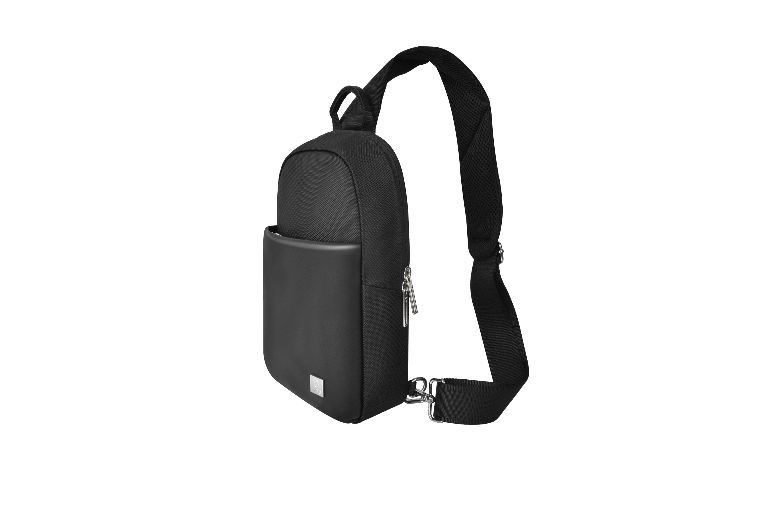 Túi đeo chéo WiWU Hali Sling để phụ kiện điện tử, làm bằng 1680D polyester + Da PU chống nước - Hàng chính hãng