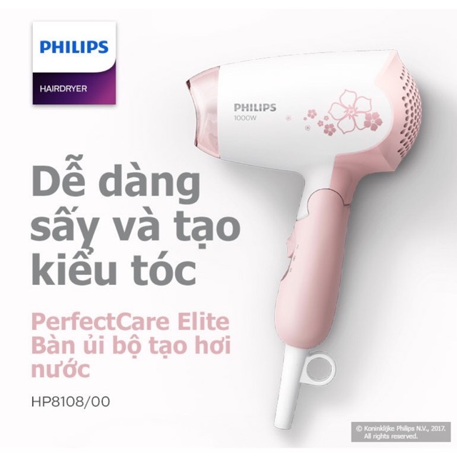 Máy sấy tóc Philips HP8108 - Hàng chính hãng