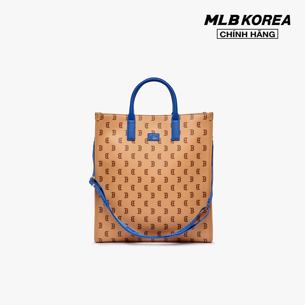 MLB - Túi tote unisex chữ nhật Monotive Coated Canvas Vertical 3AORM053N