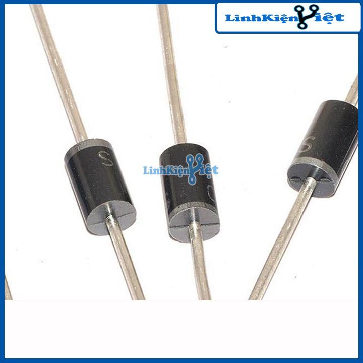 Linh kiện bán dẫn diode HER508 chịu dòng 5A điện áp 1000V chân cắm