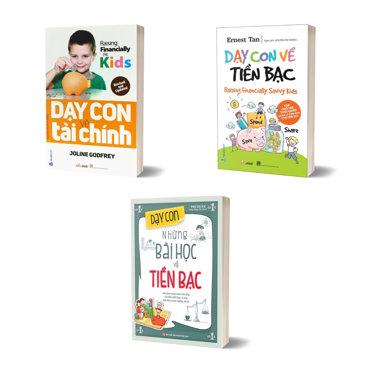 Combo Dạy Con Những Bài Học Về Tiền Bạc + Dạy Con Về Tài Chính