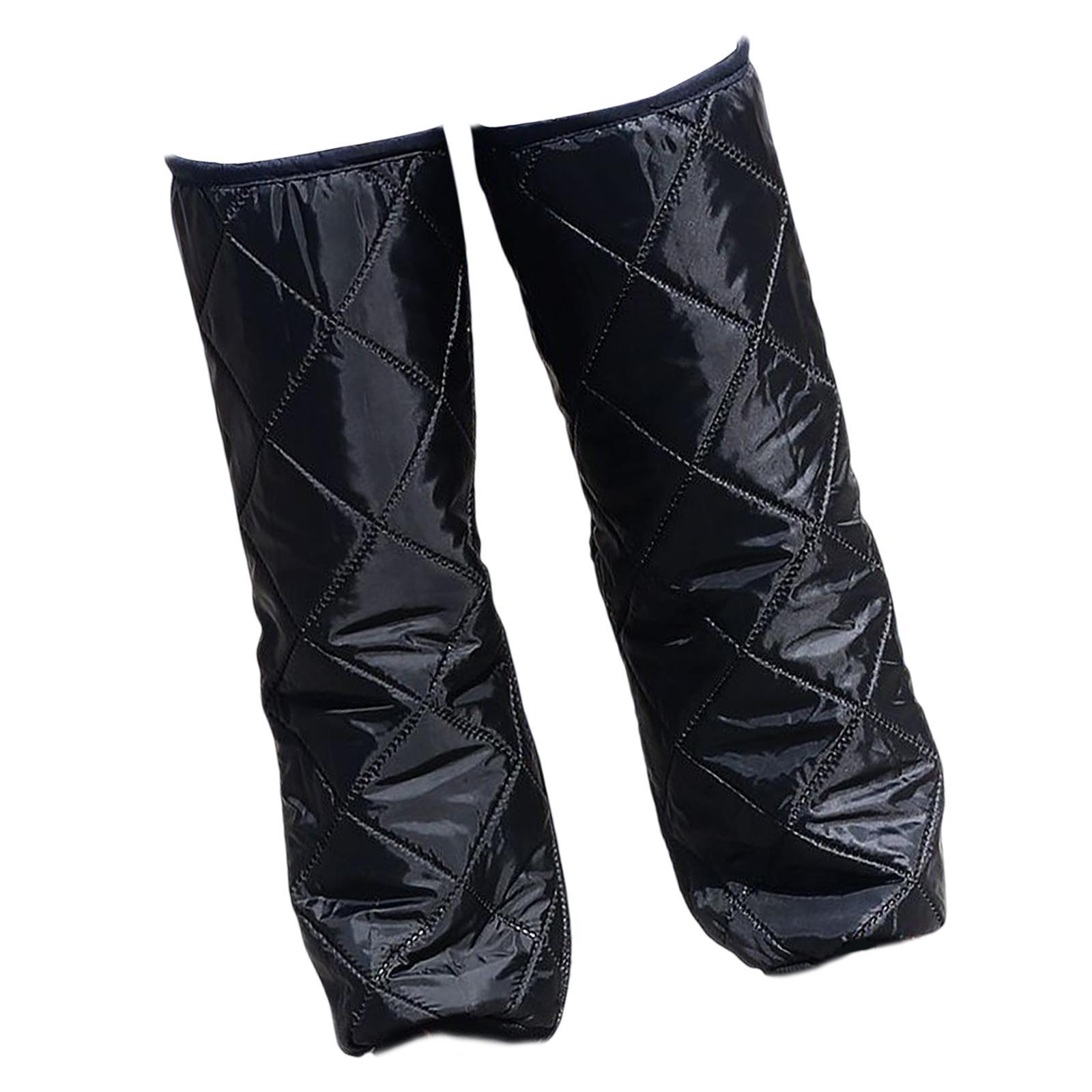 Warm Knee Pads Knee Guard Zipper Windproof Adjustable Thicken Long Leg Sleeves for Riding Motorcycle electric Vehicle Outdoor