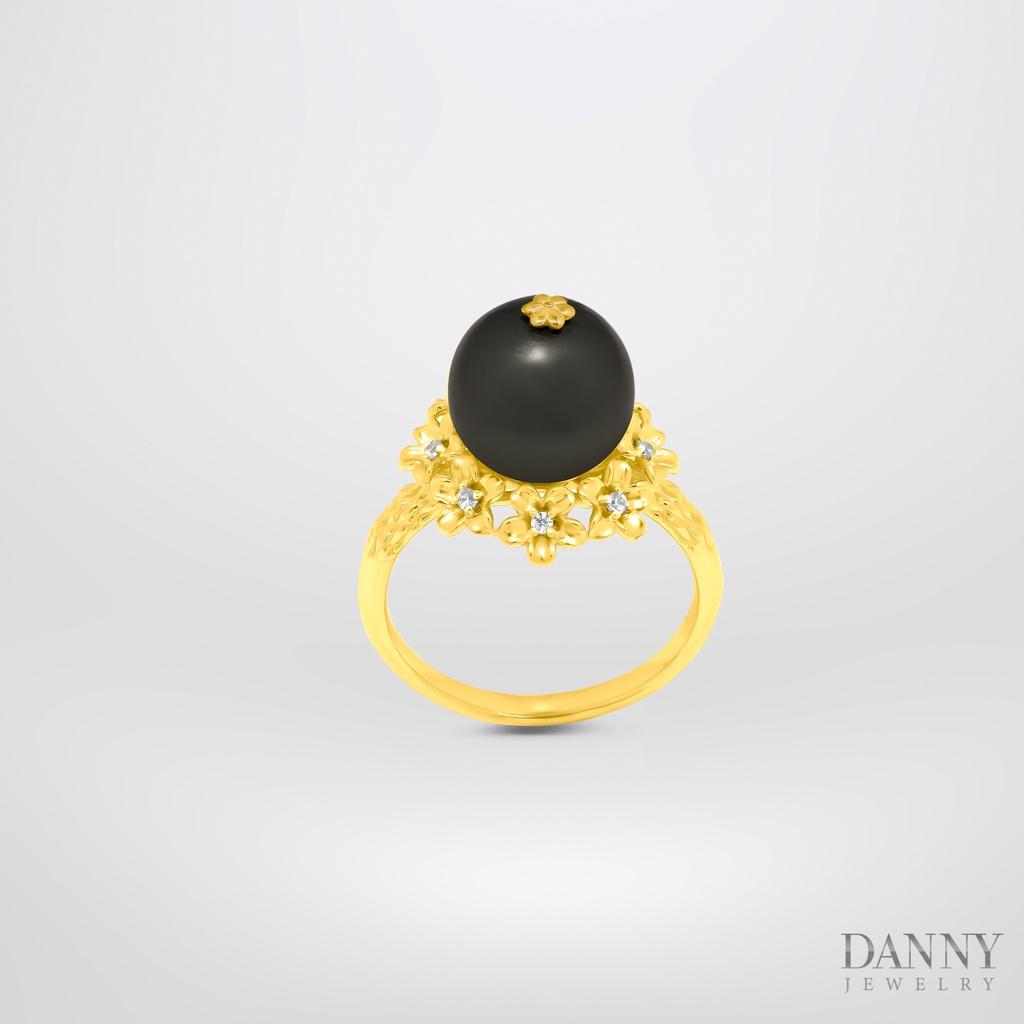 Nhẫn Nữ Danny Jewelry Hoa Ngọc Ốc Bạc 925 Xi Rhodium/xi Vàng 18k/xi Vàng hồng N0078