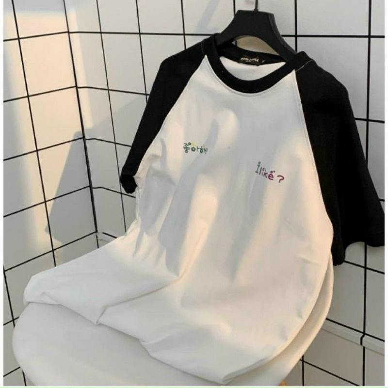 Bộ Quần Áo In Chữ Hàn Quốc Cute , Đồ Bộ Nữ Ở Nhà
