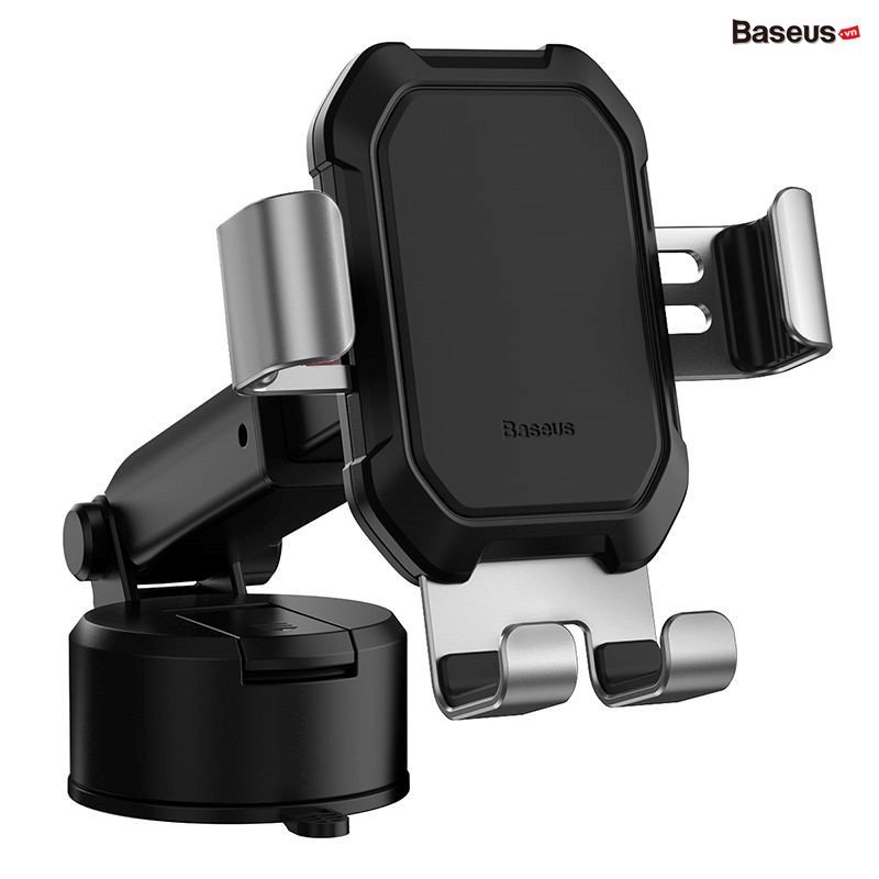 Giá đỡ điện thoại hút chân không dùng gắn kính hoặc táp lô trên xe hơi Baseus Tank Gravity Car Mount - Hàng nhập khẩu