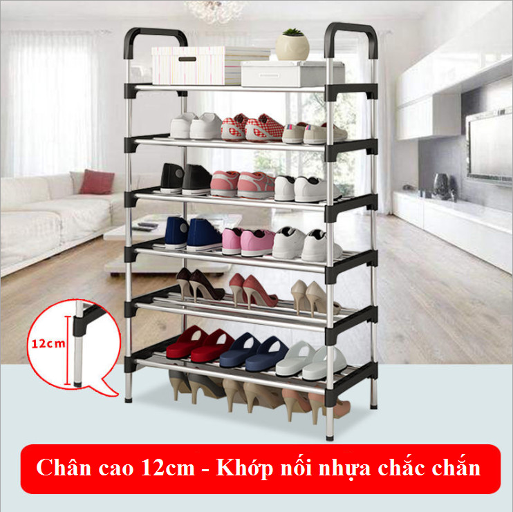 Kệ Để Giày Dép Inox 5 Tầng Chính Hãng Amalife, Giá Để Giày Inox 5 Tầng - Chọn Màu