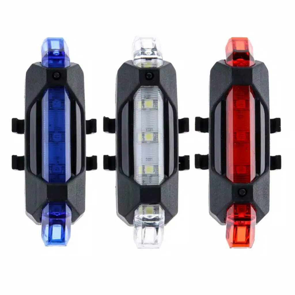 Đèn LED Nhấp Nháy Gắn Xe Đạp / Đạp Điện Đi Buổi Tối - 4 Chế Độ Sáng - Kèm Sạc USB