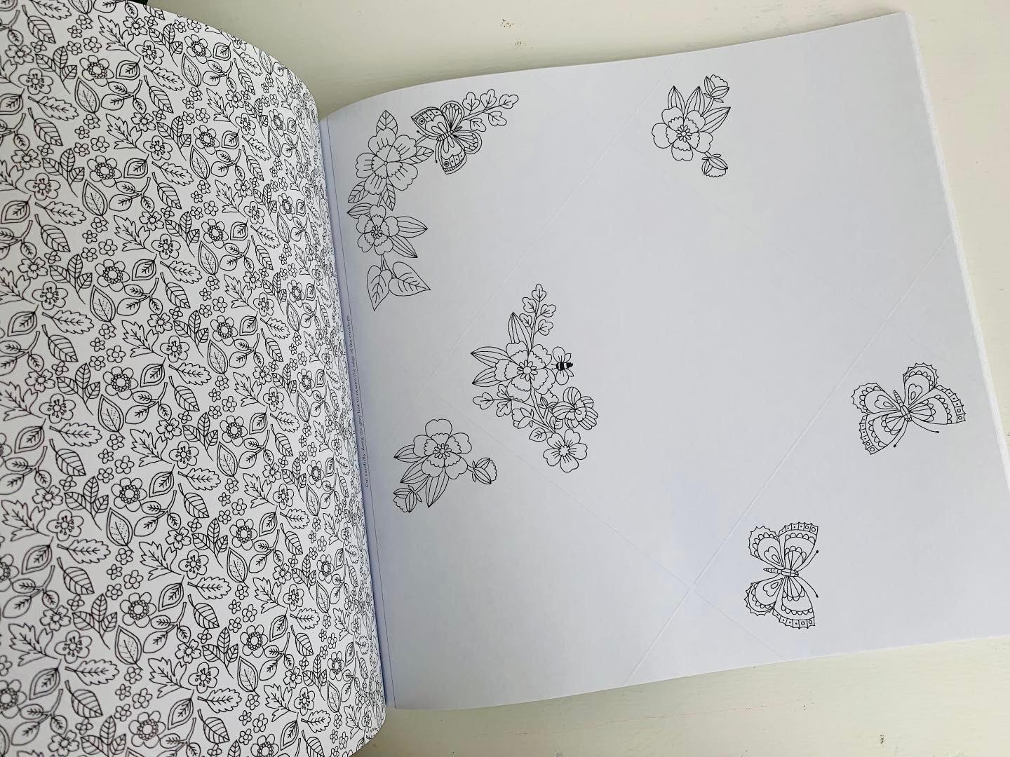 National Trust: The Colouring Book of Cards and Envelopes - Flowers and Butterflies