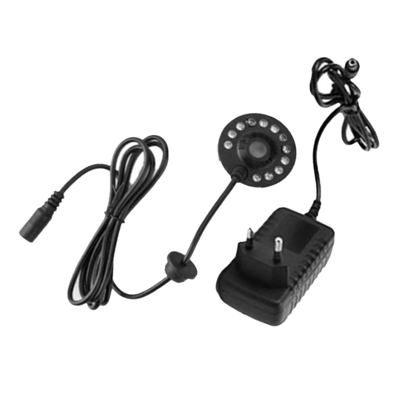 2-4pack Fogger Mister with Colorful Lights EU Adapter Plug