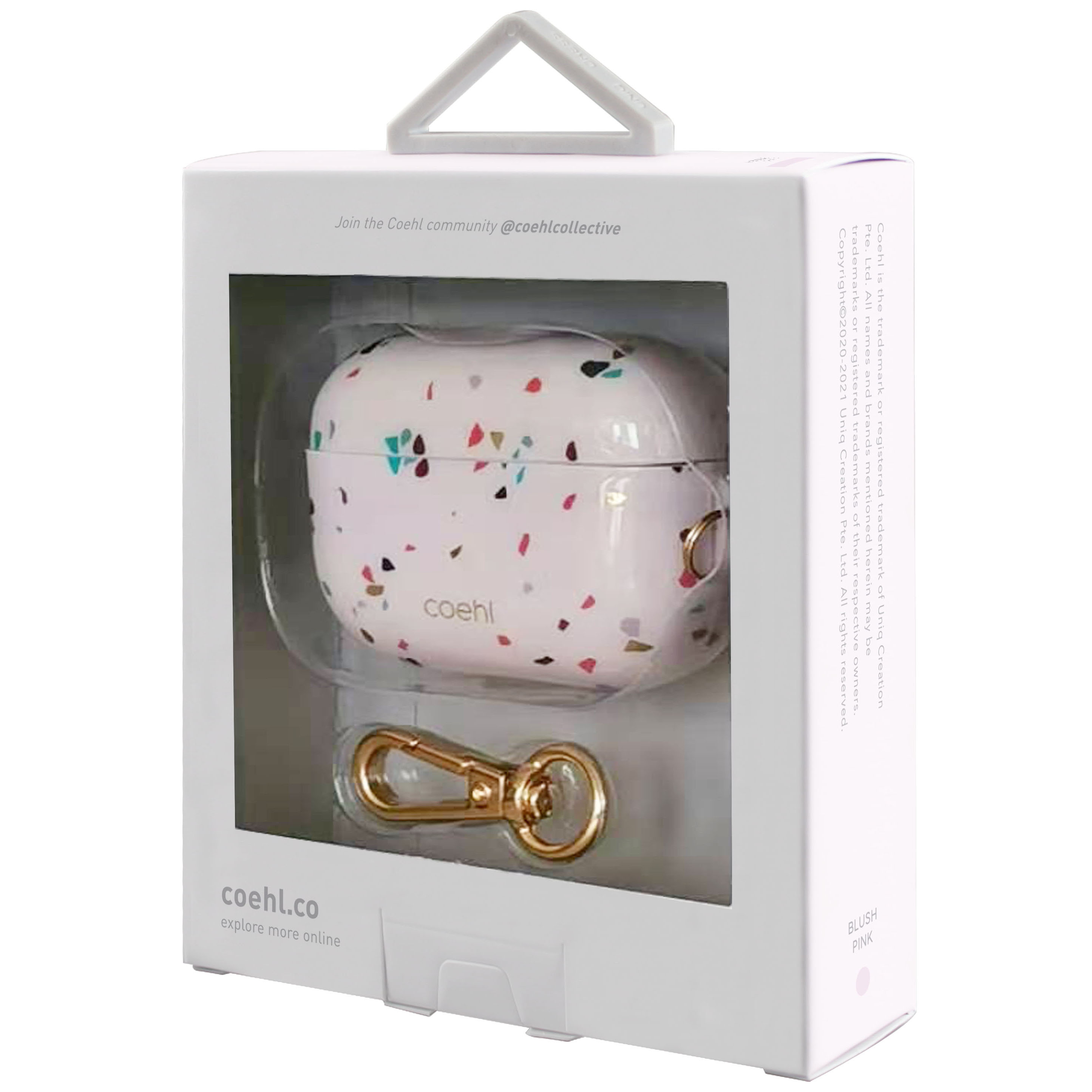 Ốp UNIQ COEHL Terrazzo dành cho Airpods Pro - Hàng Chính Hãng