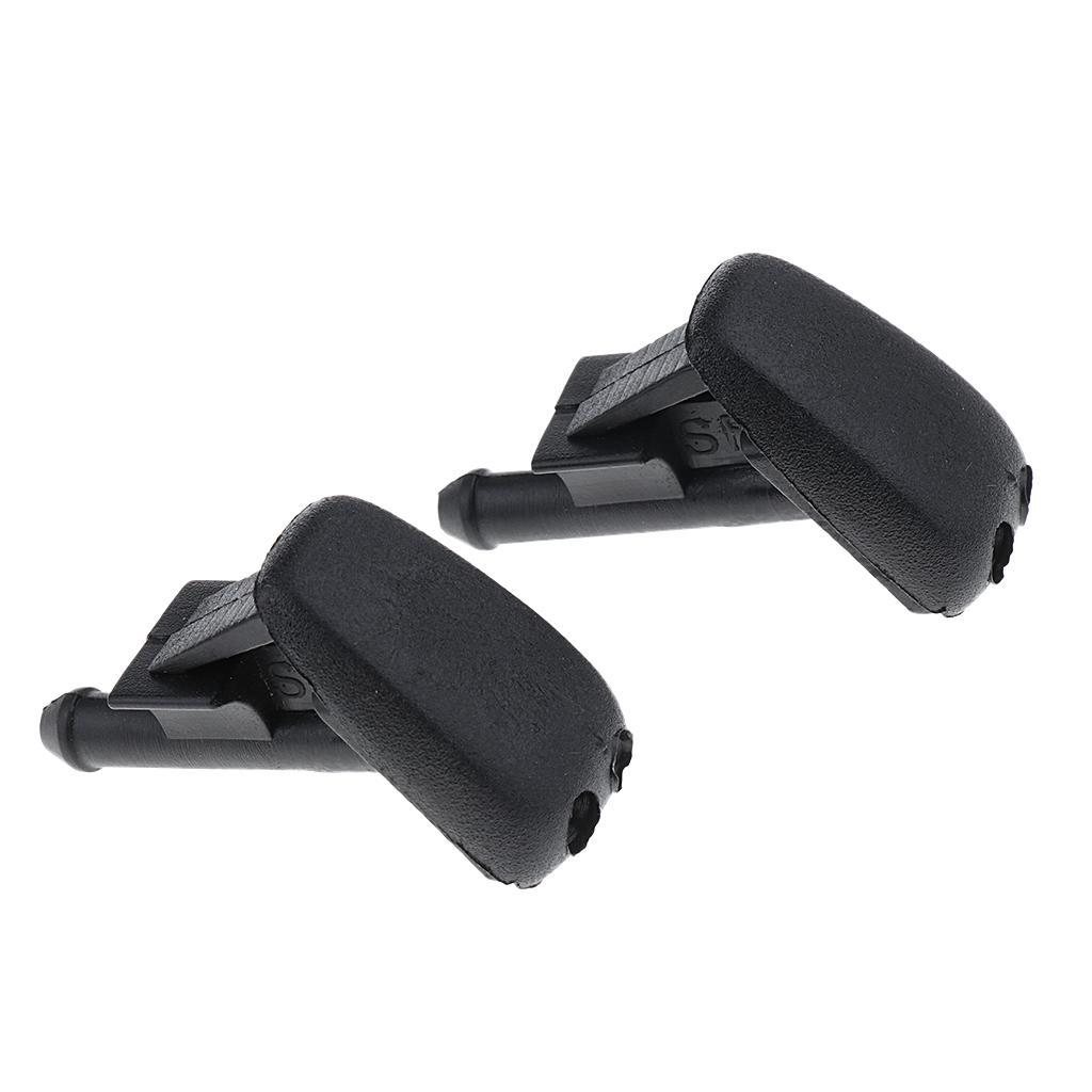 2PCs Windshield Wiper Water Spray Jet Washer Nozzle for E90 E60 E46