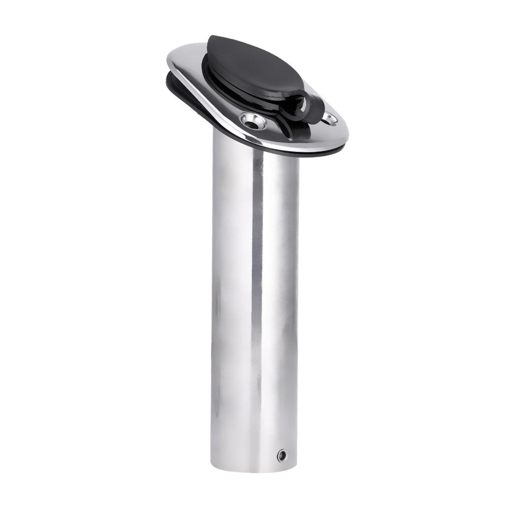 3Pcs Stainless Steel Kayak Marine Boat Fishing Rod Holder 30 Degree Bracket