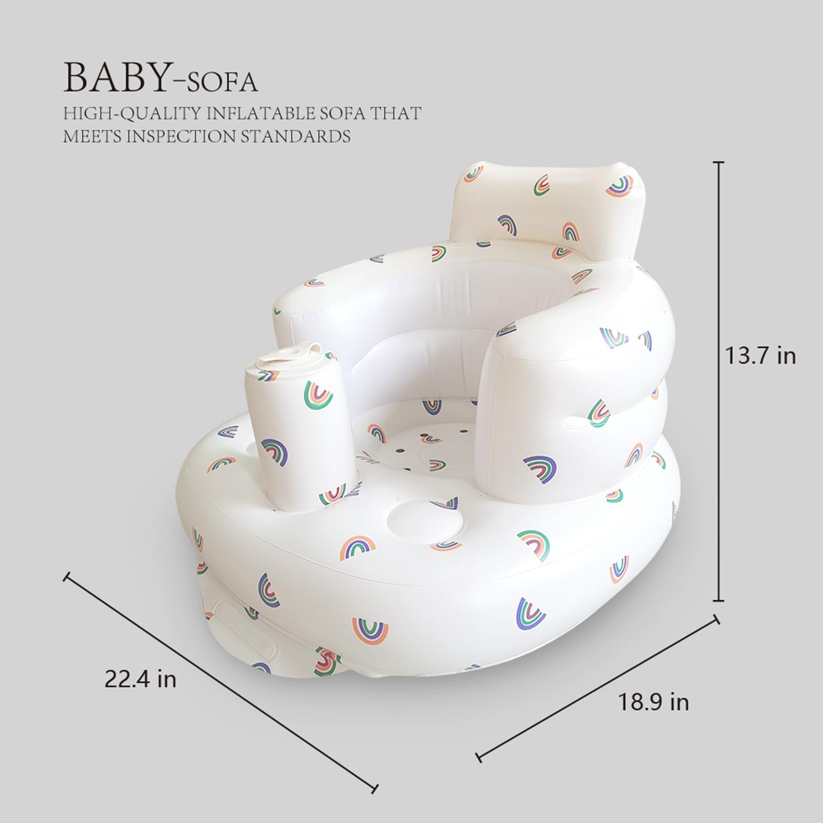 Baby Inflatable Seat Learning Sitting for Travel Pool Toys Babies 3