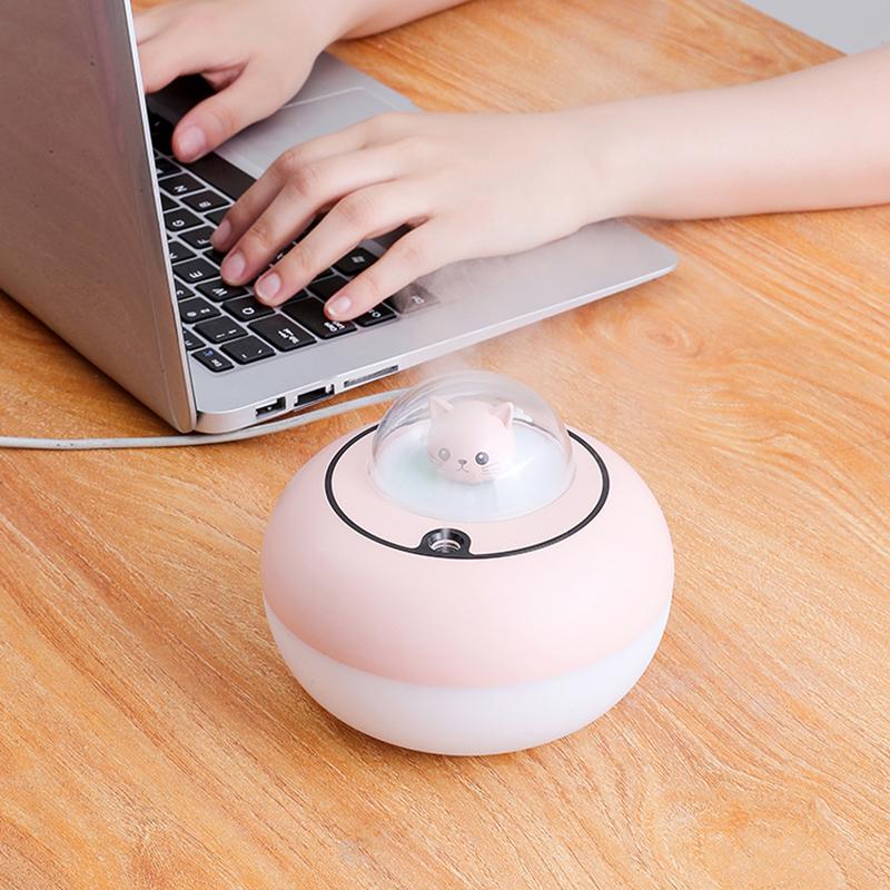 Máy Phun Sương Tạo Độ Ẩm Mini Điều Hòa Không Khí Cho Nhà Bay Hơi Thơm Phòng Ống Giác Hơi Xông Phòng Ẩm Khuếch Tán Ngủ Cấp Tắt Tiếng