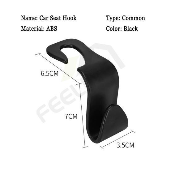 Set 4 Móc Treo Đồ Gắn Lưng Ghế Xe Hơi Tiện Dụng