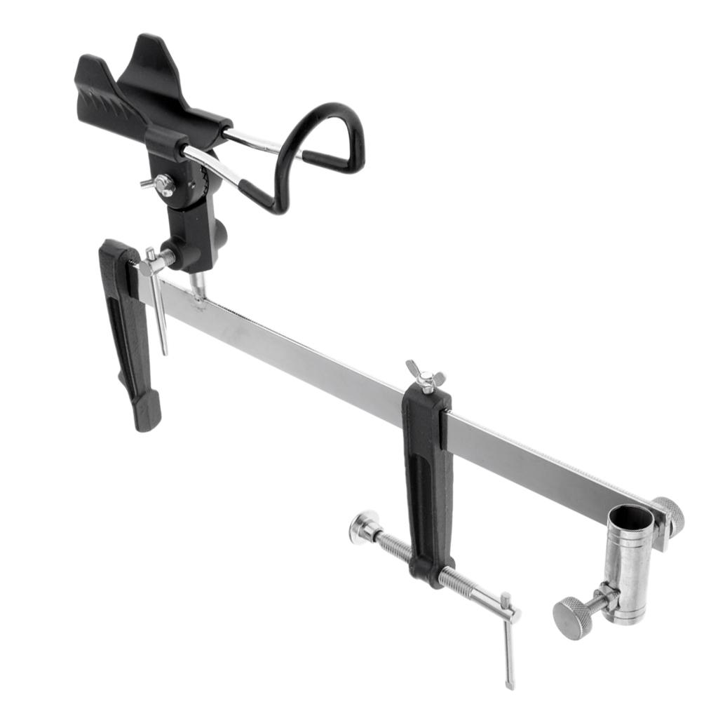 Rods Holder Support Pole Bracket Ground Support Stand With Baits Tray Stand
