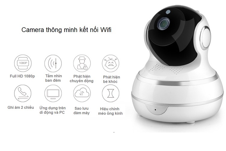 Camera wifi Smarsecur TY-1080P-F3 - Hàng nhập khẩu
