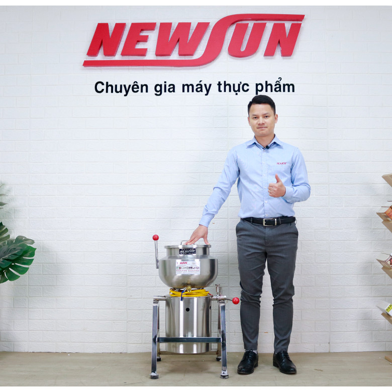 Máy Xay Thịt Làm Giò Chả Ruốc, Xay Cua, Xay Cá NEWSUN 3 Kg/ Mẻ - Xay Năng Suất Cao, Mẫu Mã Mới - Hàng Chính Hãng