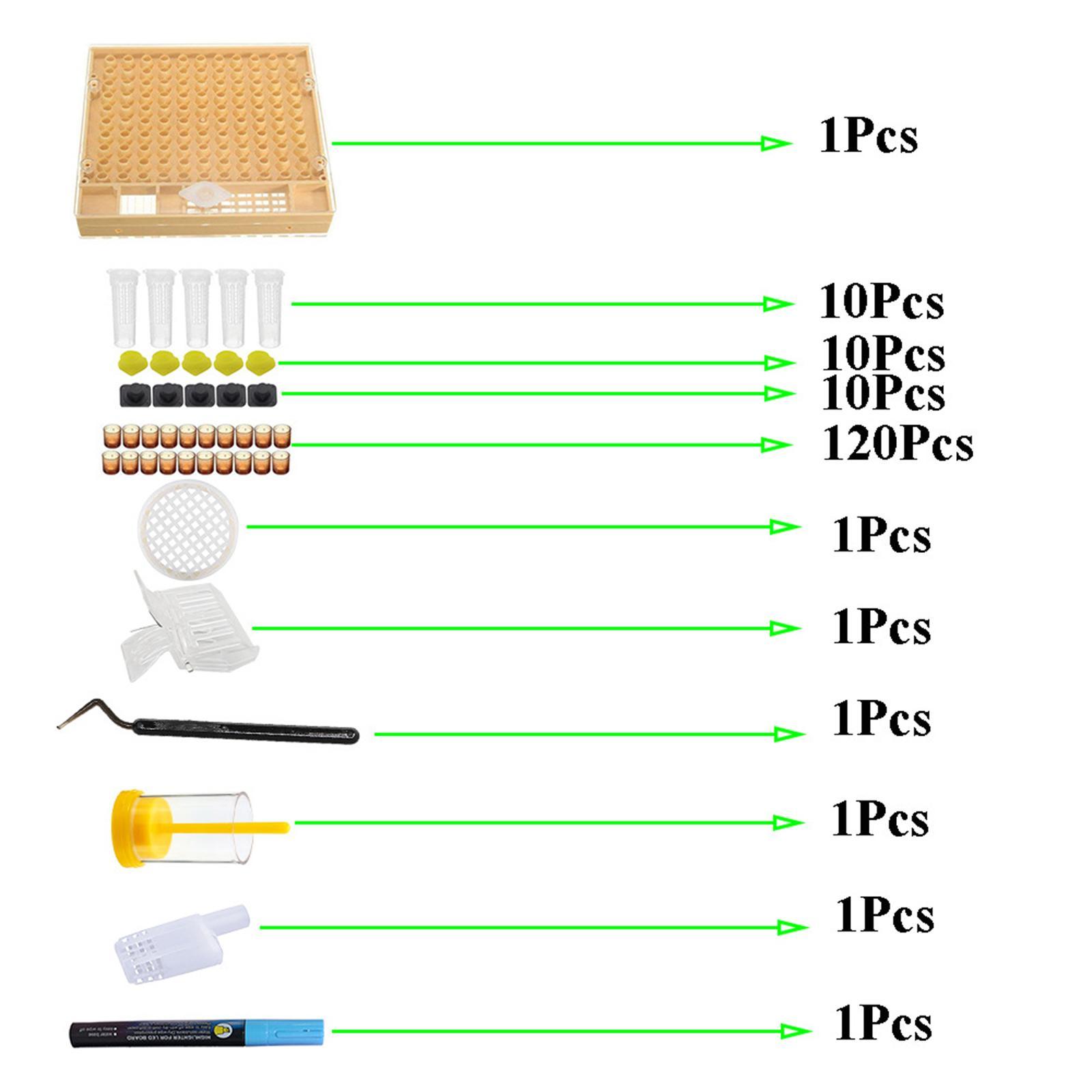 Queen Bee Rearing System Kit for Laying Eggs to Raise Queens Beekeeper Tool